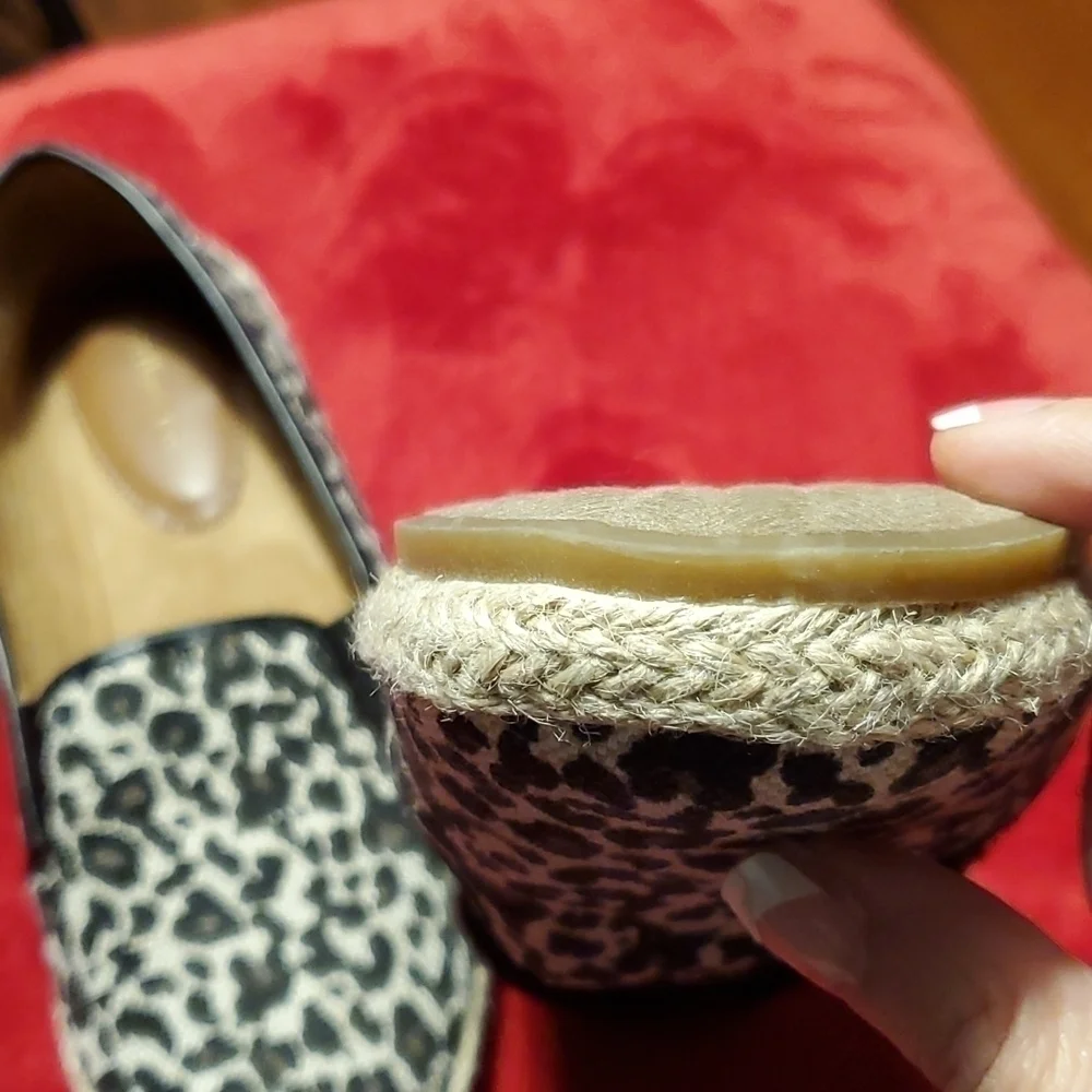 GH Bass Leopard Espadrille Size 7.5M